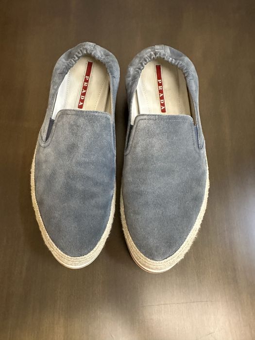 Мужские слипоны Prada. Оригинал