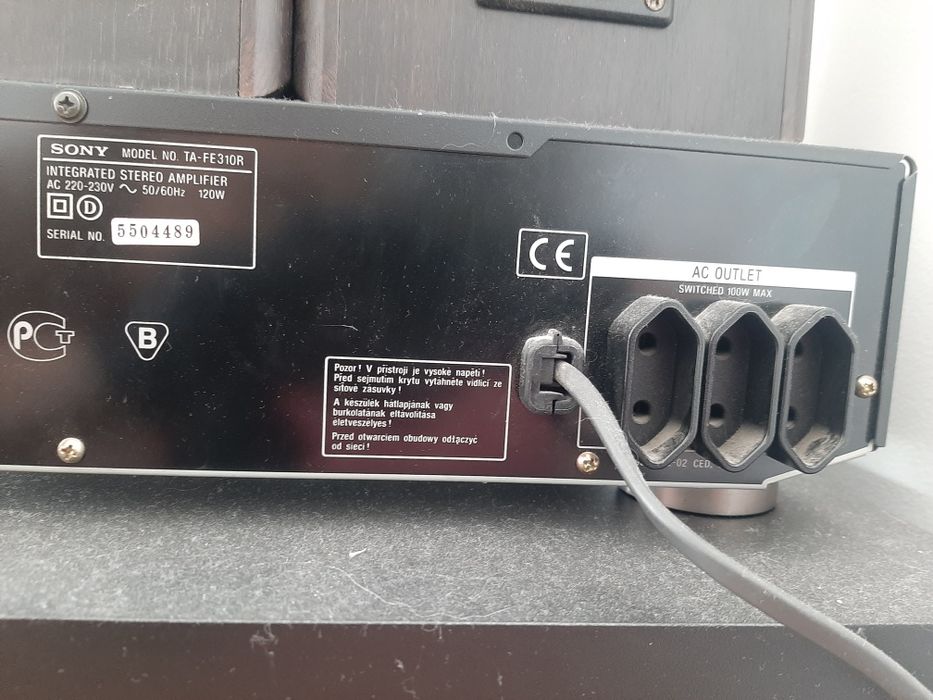 Zestaw audio sony/tonsil/rava