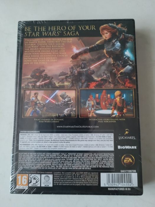 PC DVD Star Wars the Old republic