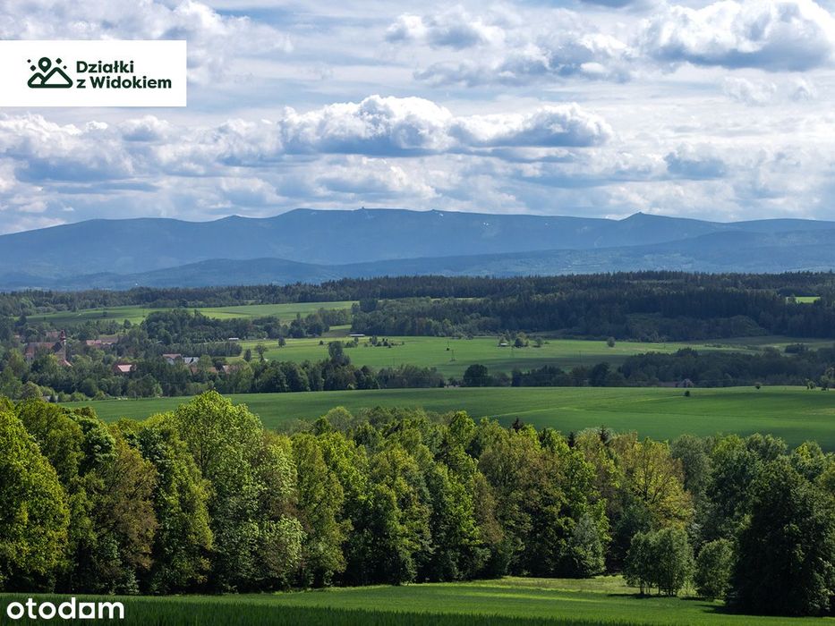 Wojciechów- działka z pięknym widokiem na góry