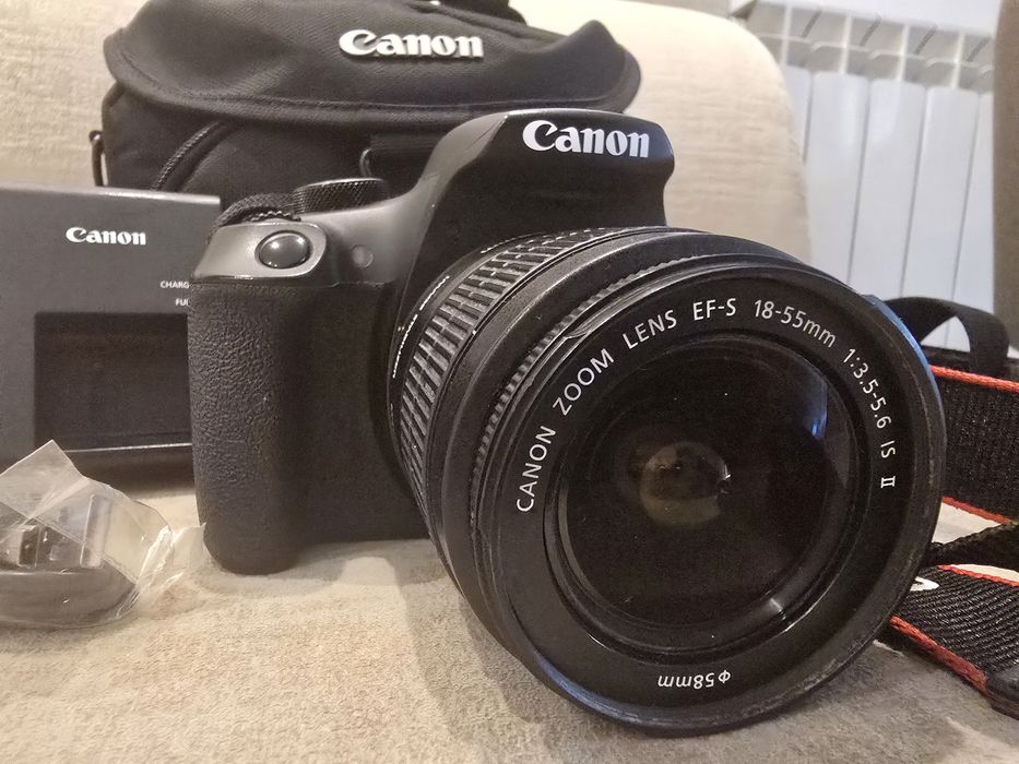 Kit Canon EOS 1300D + Objetiva 18-55mm IS II + Bolsa Canon