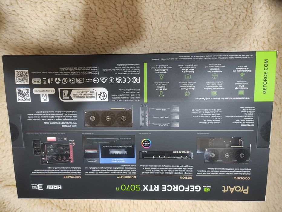 Обмен Asus RTX 5070TI на ноутбук.