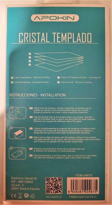 Capas e vidro para telemovel Samsung S9 e S21