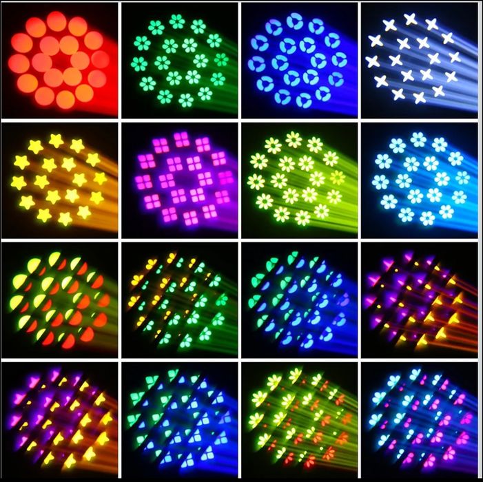 150 Вт рухома головка світлодіодна DMX512 точковий промінь RGBW