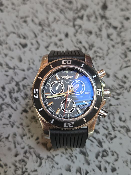 Breitling superocean II m2000 46 mm potężny diver