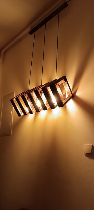 Sprzedam ekskluzywny żyrandol drewniany