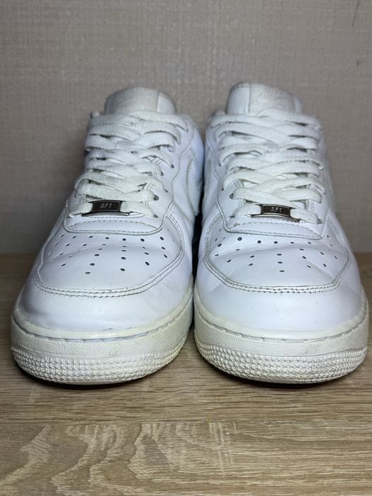 Оригінал найк еир форс 1 еір nike air force one білі white 44 роз 28см