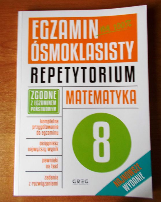 Egzamin ósmoklasisty. Repetytorium z matematyki.