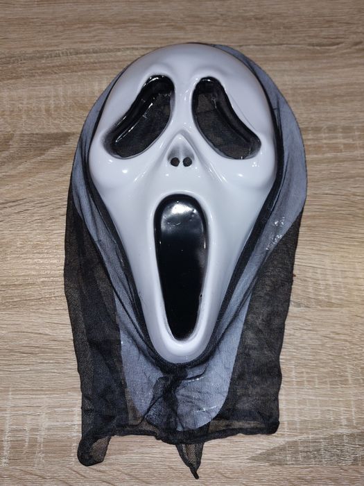 Maska Krzyk Halloween przebranie bal karnawałowy kostium