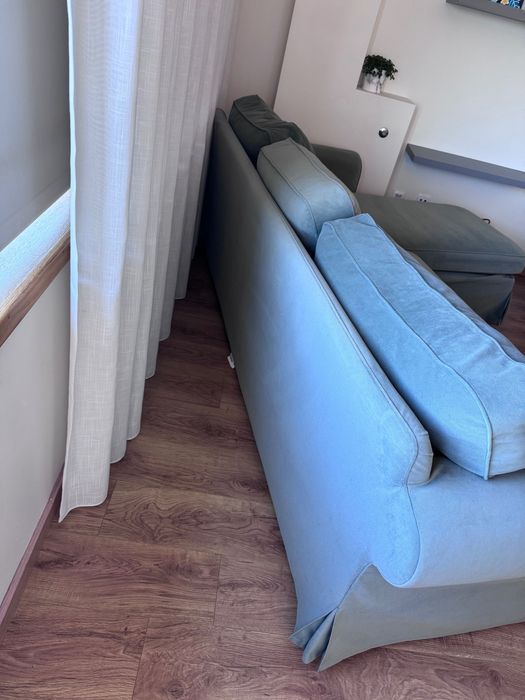 Sofá 3 lugares com chaise longue EKTORP IKEA
