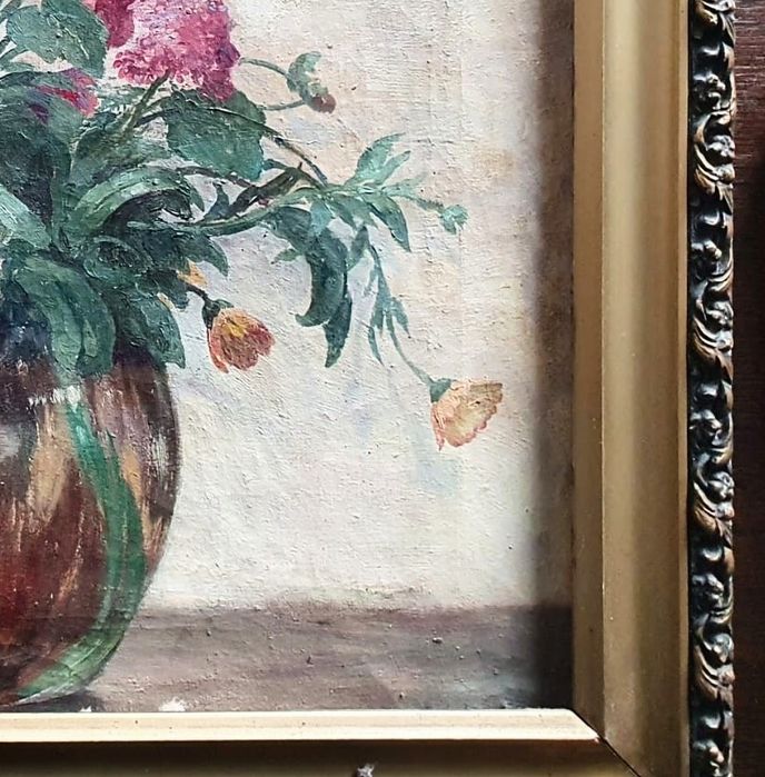 Obraz olejny  na płótnie Kwiaty