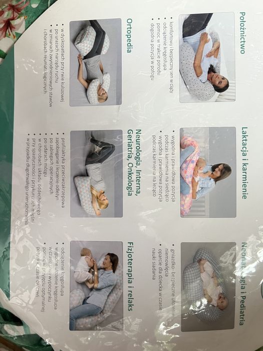 Wielofunkcyjna poduszka physio do karmienia