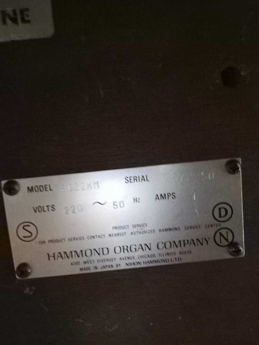 Órgão Vintage Hammond L-100