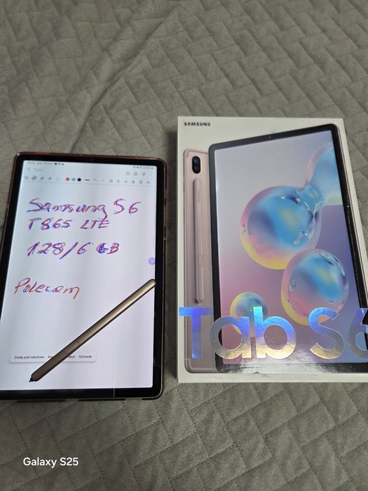 Samsung Galaxy Tab S6 (t865 z lte)128/6 GB + S Pen +etui + Dex