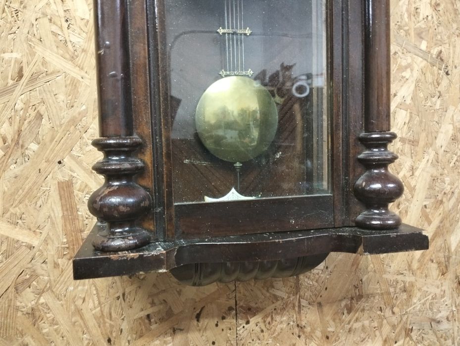 Stary zegar ścienny Gustav Becker A25 sprawny