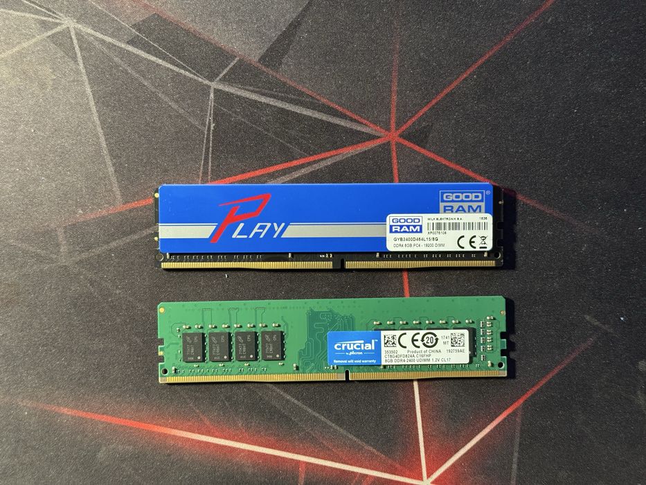 Pamieć RAM DDR4 2x8GB 16GB 2400 MHz GoodRam Play Crucial gamingowa