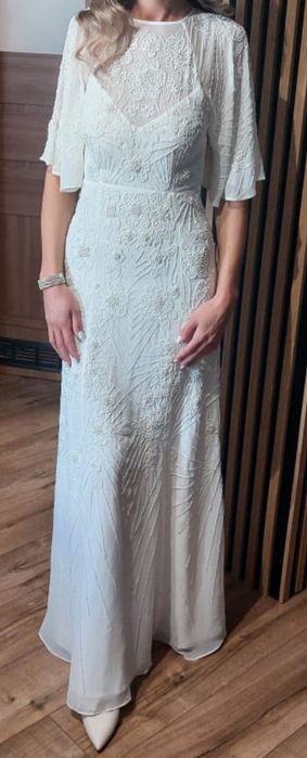 Sprzedam piękną suknię ślubną XS/34