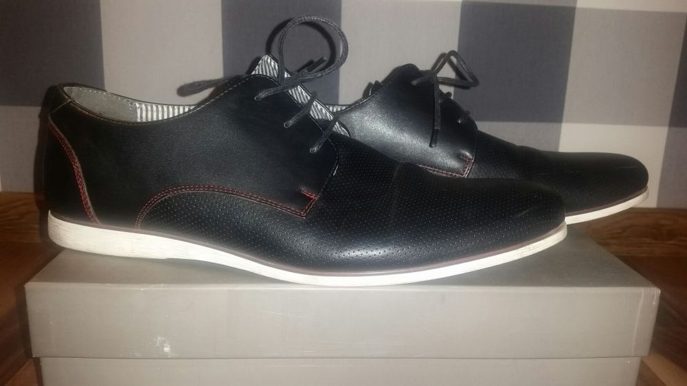 Eleganckie buty męskie Gino Lanetti rozmiar 45