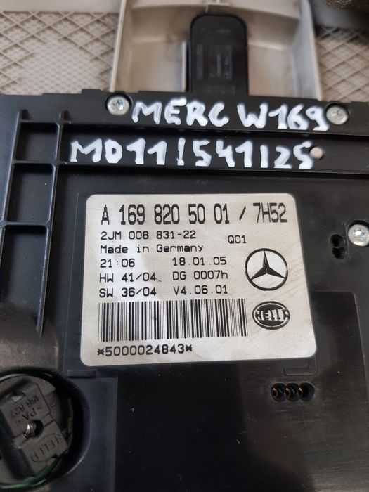 Oświetlenie Wewnętrzne Kabiny A1698205001 Mercedes W169 04R-