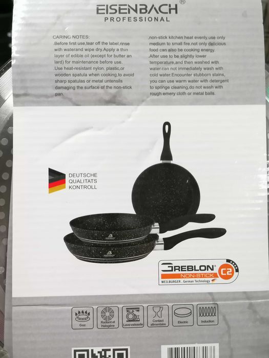 Jogo de 3 Tachos (Frigideiras) Anti aderentes