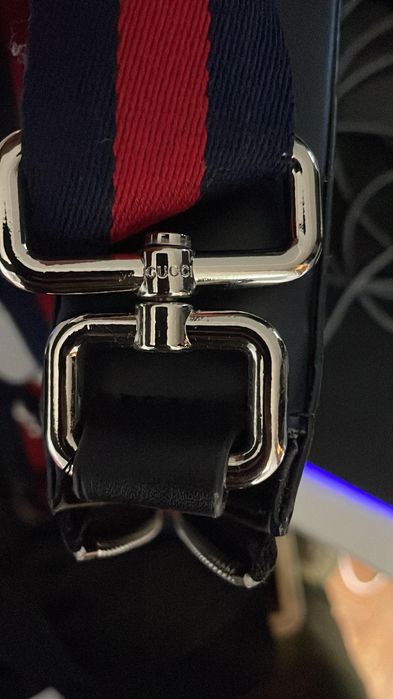 Bolsa da Gucci gg black small messenger bah