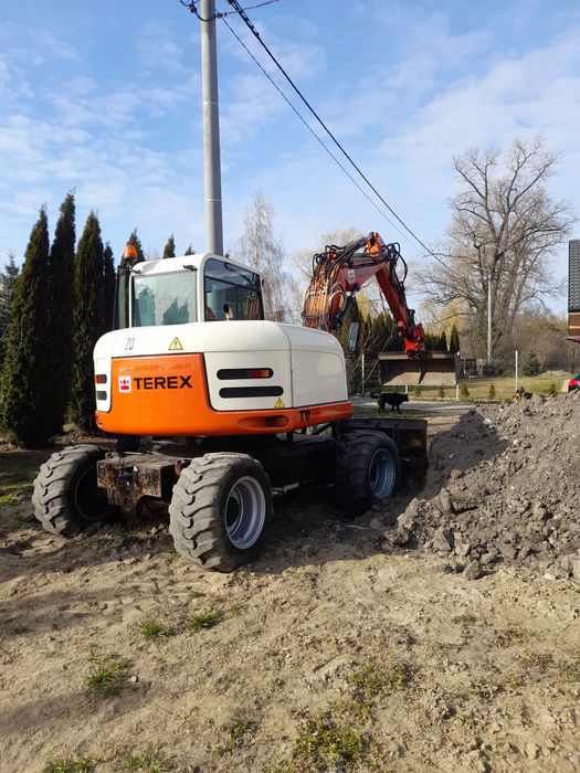 Usługi koparką Terex