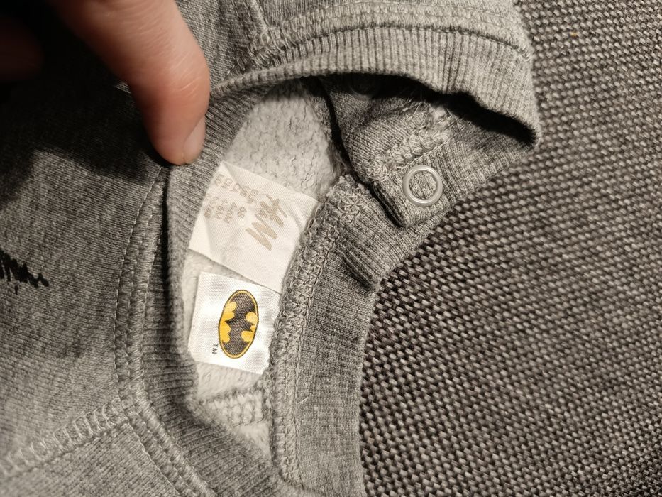 Bluza szara Batman H&M 62-68 cm 3-6 miesiące