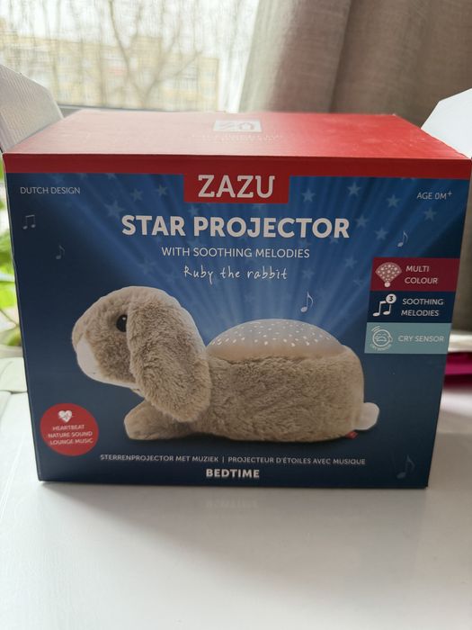 Нічник Зоряний проектор Zazu Ruby Кролик