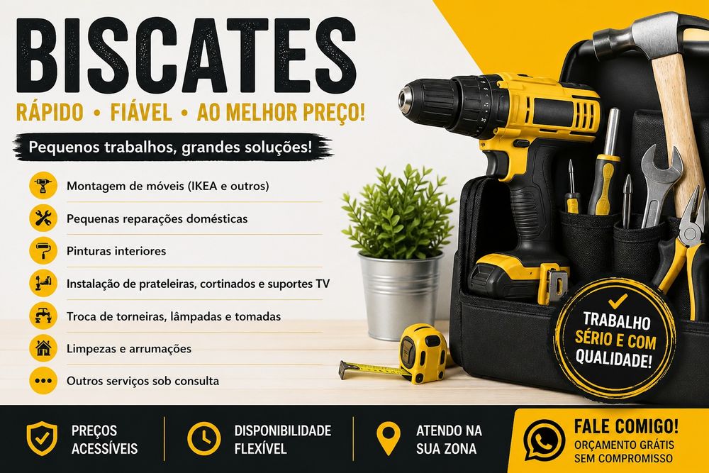 Faço todo tipo de serviços reparações entre outros