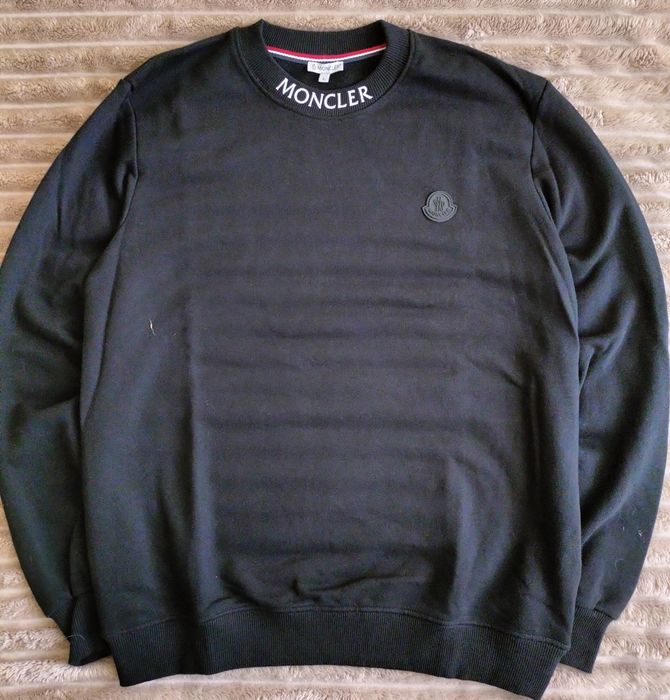 Світшот Moncler в чорному кольорі