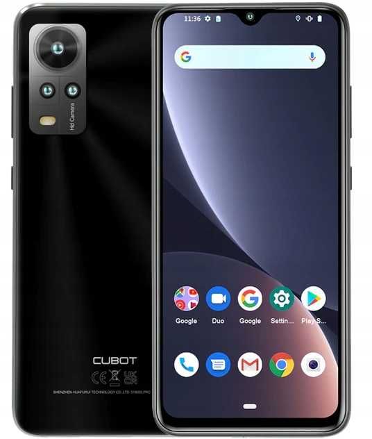 Cubot Note 30 4/64GB LTE Dual SIM czarny