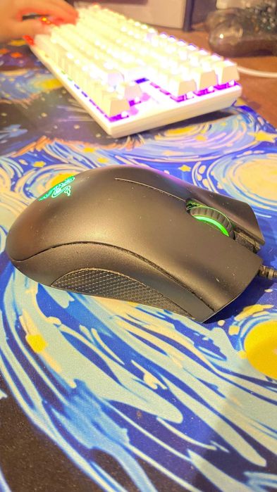 Teclado MK80 TKL FRGB + Rato Razer Razer DeathAdder Essential