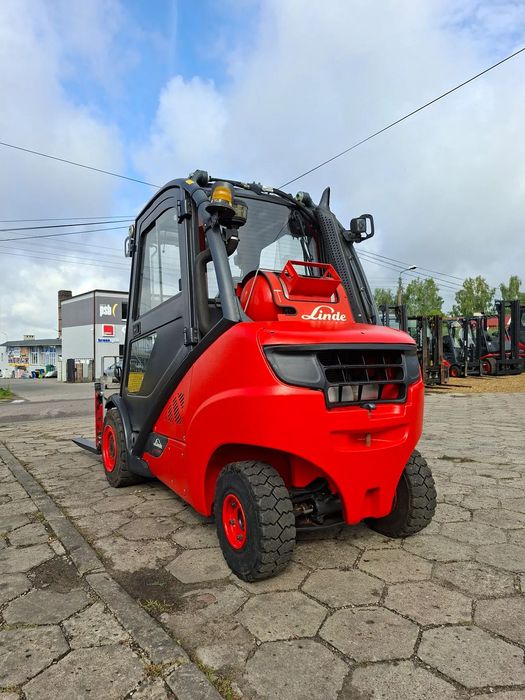 Linde H35T-02 evo  Wózek widłowy. Linde. 3.5 tony. Kabina. Kontenerowy. Pozycjoner wideł