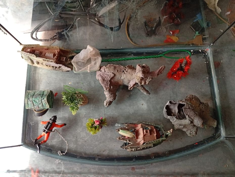 Vendo 3 aquários com acessórios