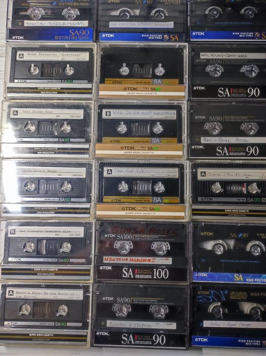 TDK SA 90  аудіокасети хромові