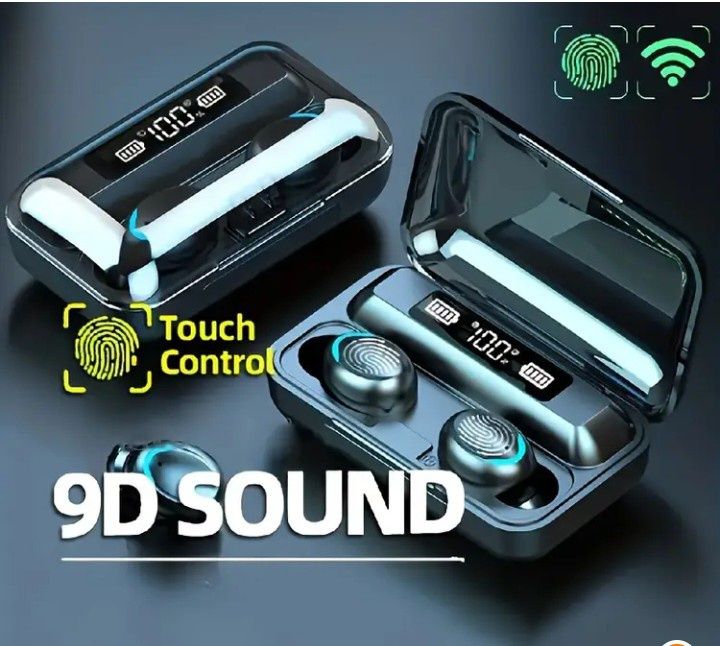 Бездротові навушники TWS вбудованим Power Bank