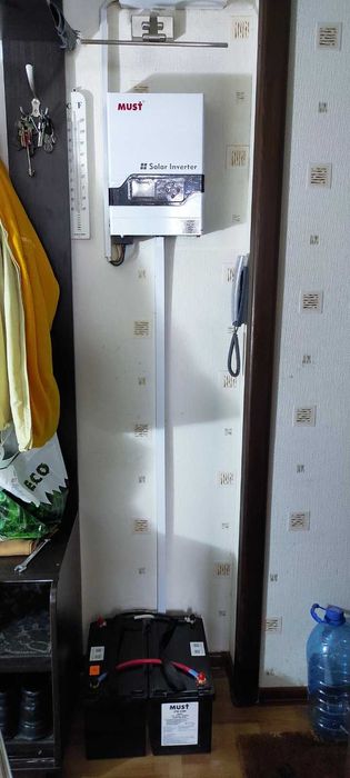 Інвертор гібрідний MUST 3,2кВт + LiFePo4 акумулятори 2560 Вт/нод.