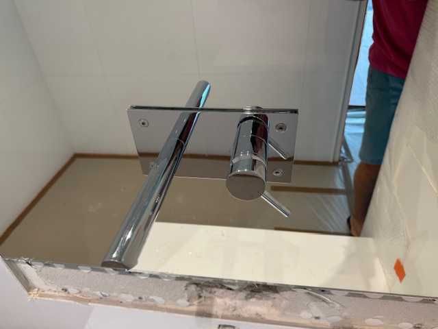 Torneira de encastrar em parede Sanindusa x2 unidades