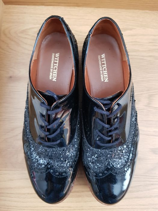 Wittchen buty półbuty eleganckie skóra sznurówki