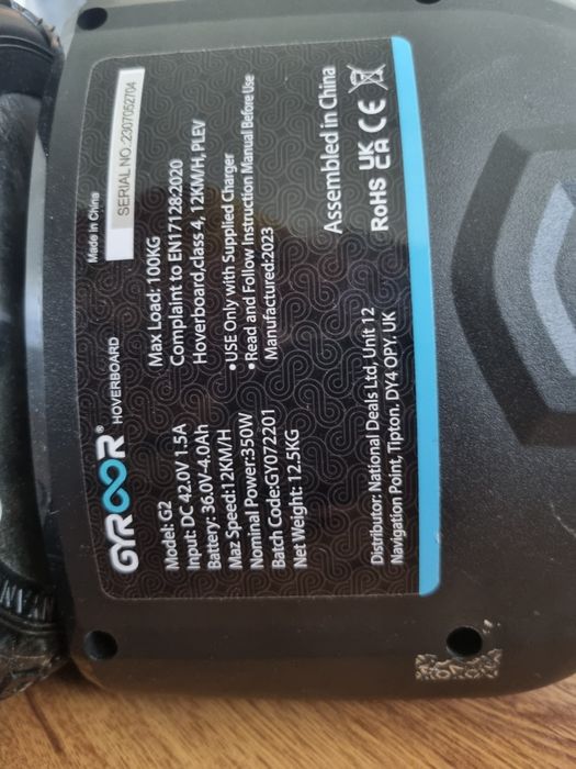 Sprzedam hoverboard Gyroor G2