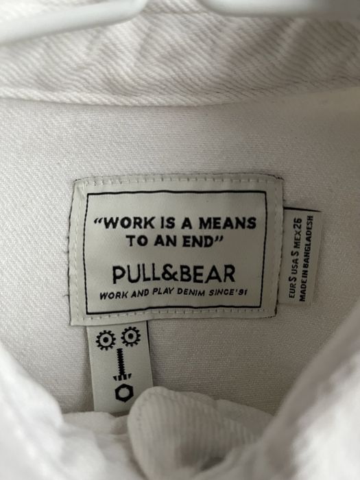 Kurtka jeansowa biała