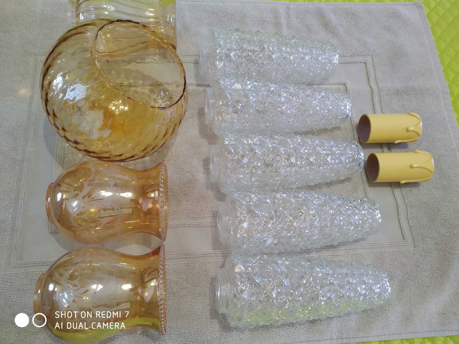 Abajures antigos diversos