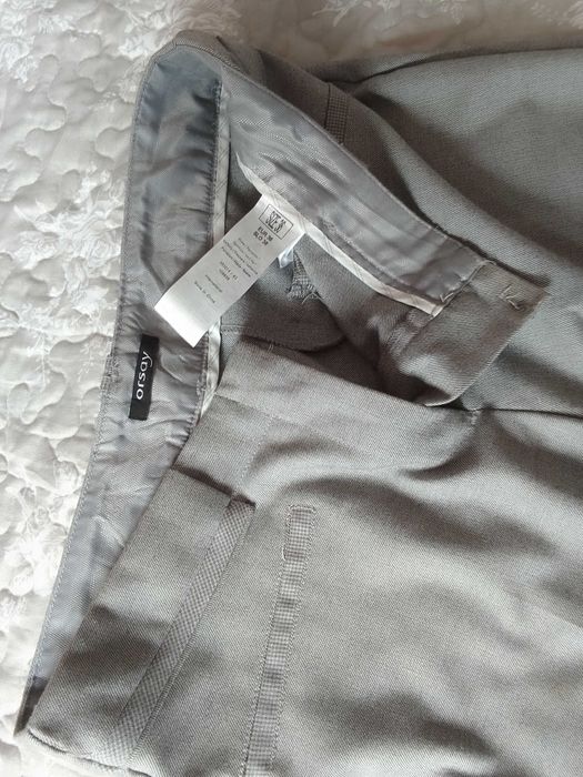 Eleganckie spodnie ORSAY – szare, klasyczne, rozm. 38