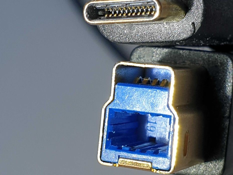 кабель USB-C to USB B 3.0  deleyCON 1м