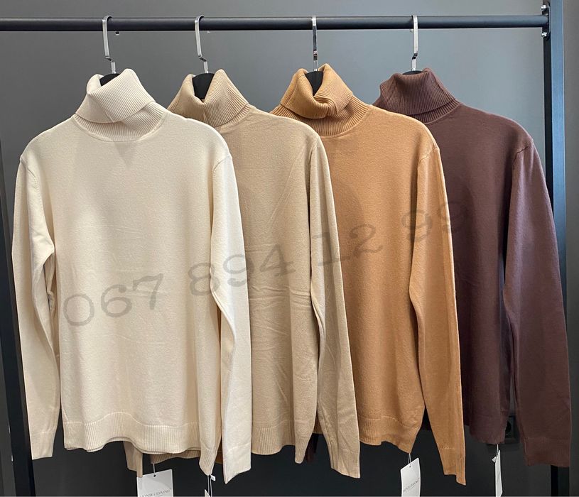 Жіночі гольфи Італія L-XXL великий розмір батал водолазка светр