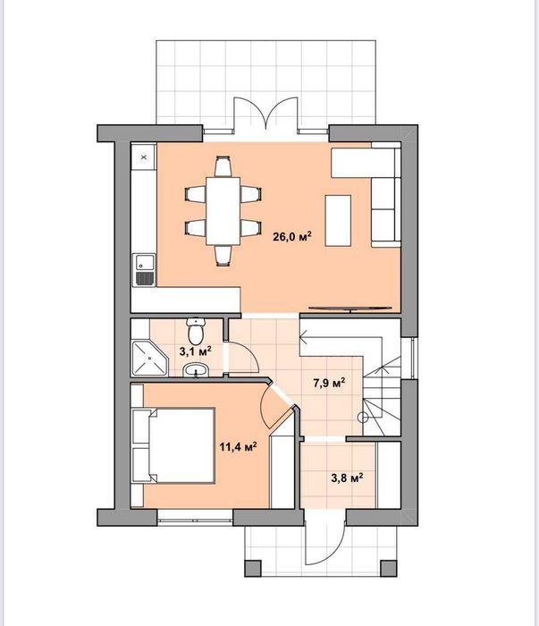 Якісний будинок в центрі м. Ірпінь | 140 м² | 6 соток | 4 кімнати, велика тераса | Держпрограми+