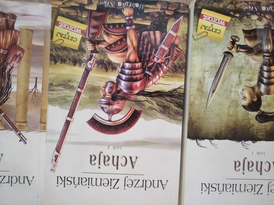 książki Andrzej Ziemiański Achaja 3 tomy, Trylogia