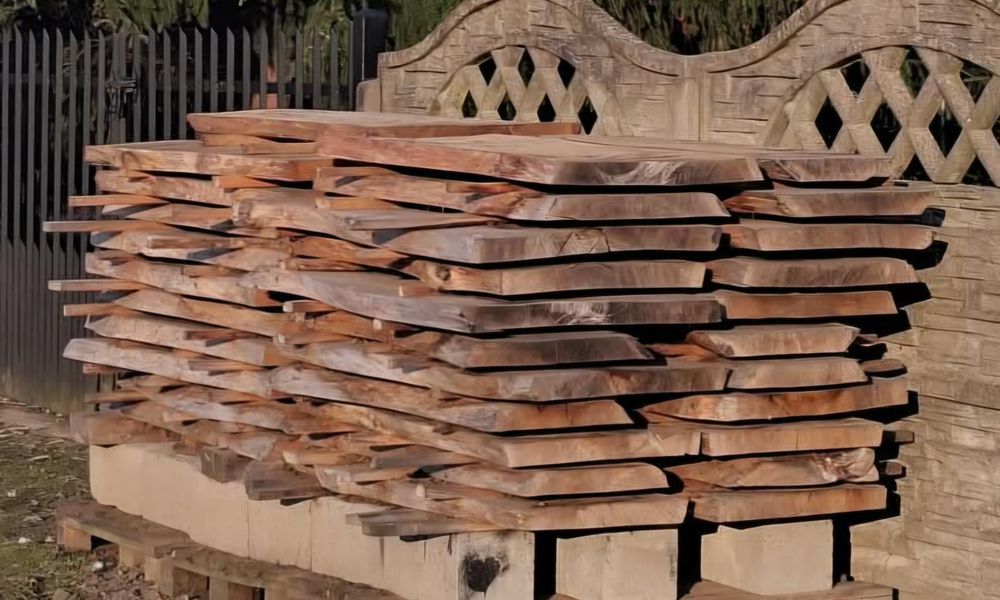 Deski dębowe sezonowane