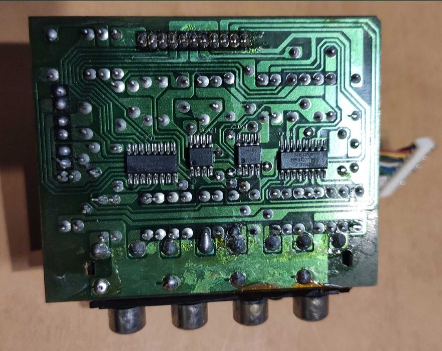 Сабвуфер ВВК 5.1 все запчасти TFA9843J, PT2322-S, F4558P-E1
