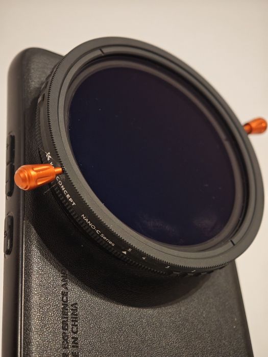 Vivo x200 pro como novo na caixa com filtro ND variável da K&F  e capa com rosca de filtro .